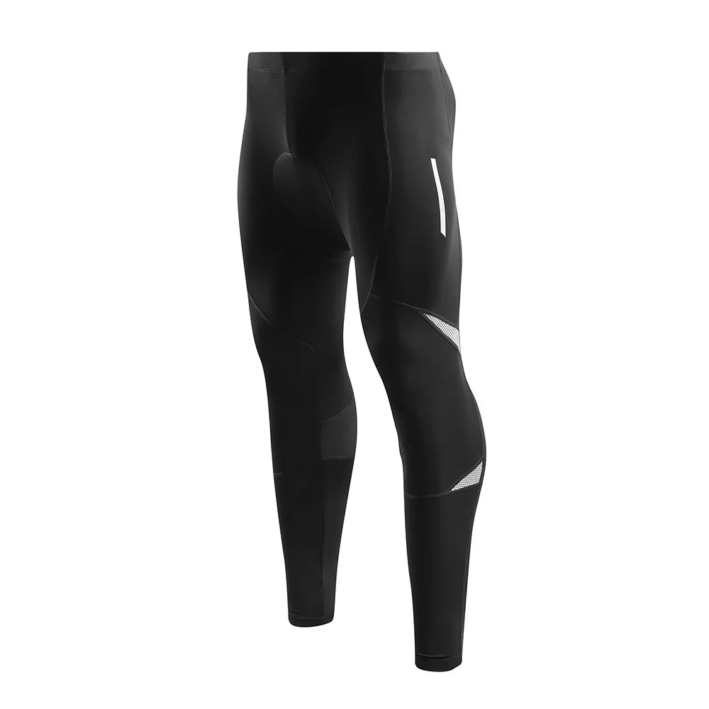 Men's Reflective Padded Cycling Compression Tights I2802