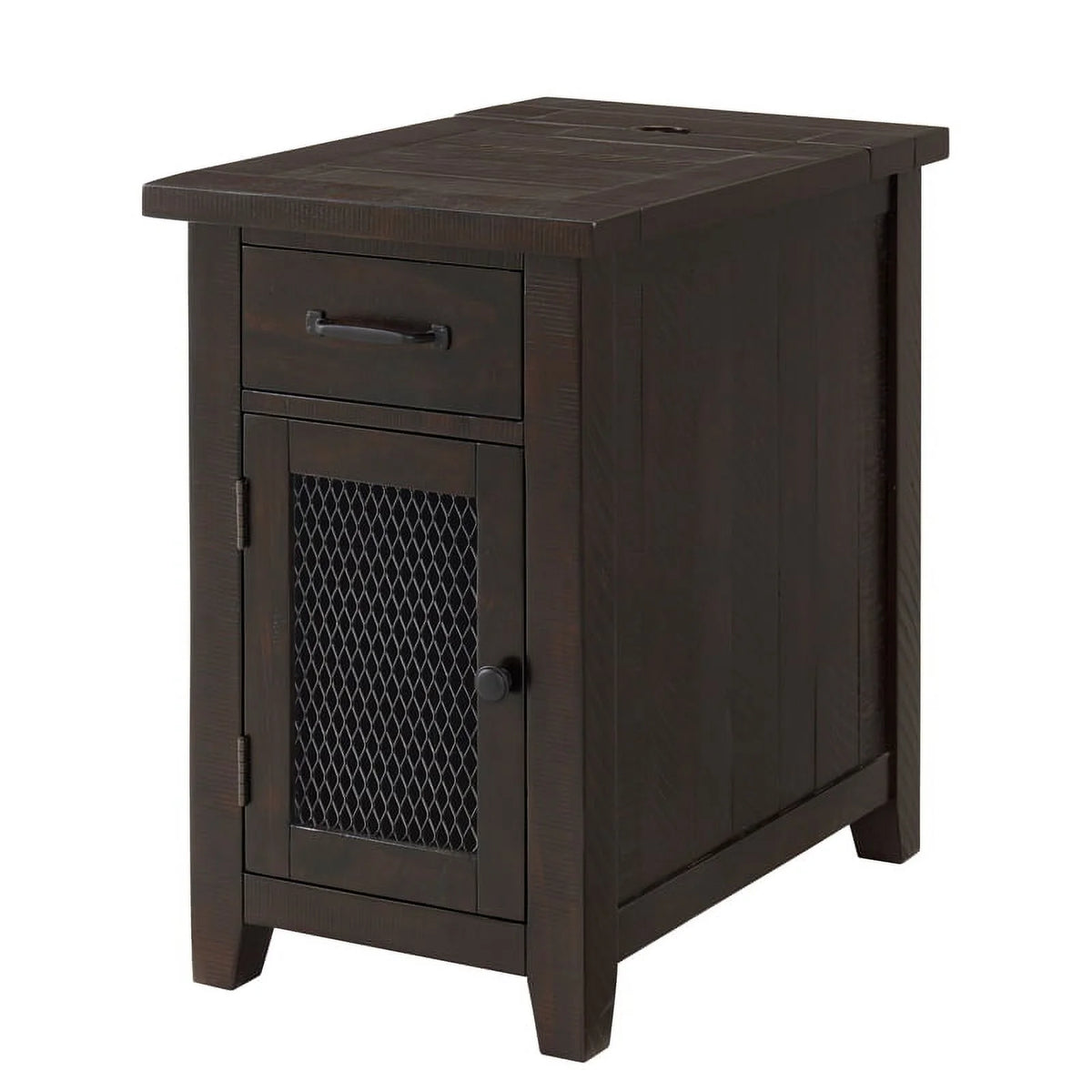 Rustic Chairside Table Set of 2 M7064