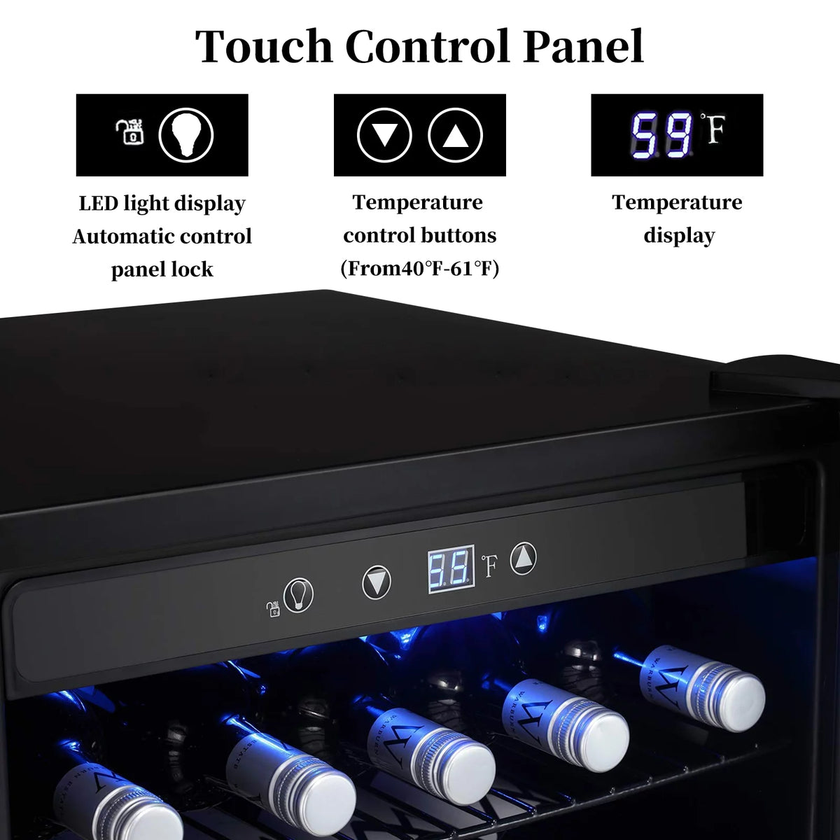 4.4 Cubic Feet 145 Can Beverage Refrigerator Glass Door V35227