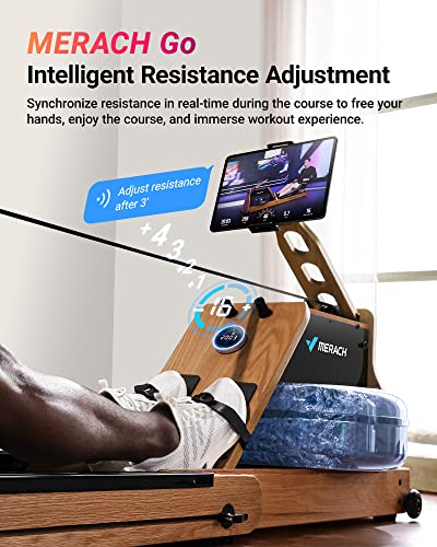 Foldable Water Rowing Machine with 400LBS Weight Capacity U534496