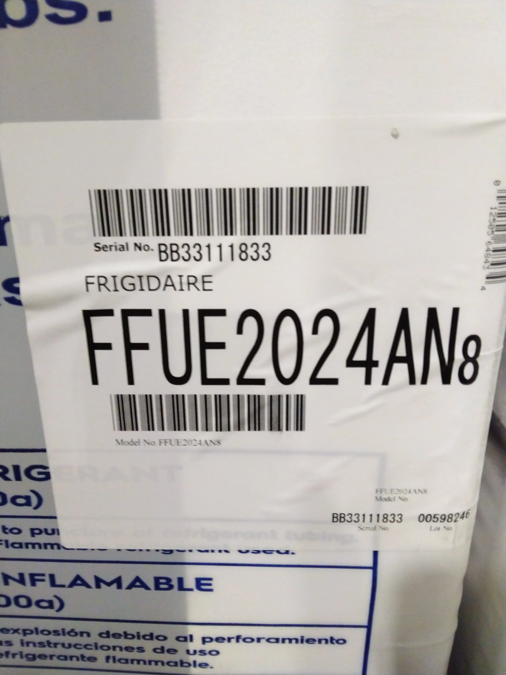 20 Cu Ft Upright Freezer with Auto-Close Doors P74131
