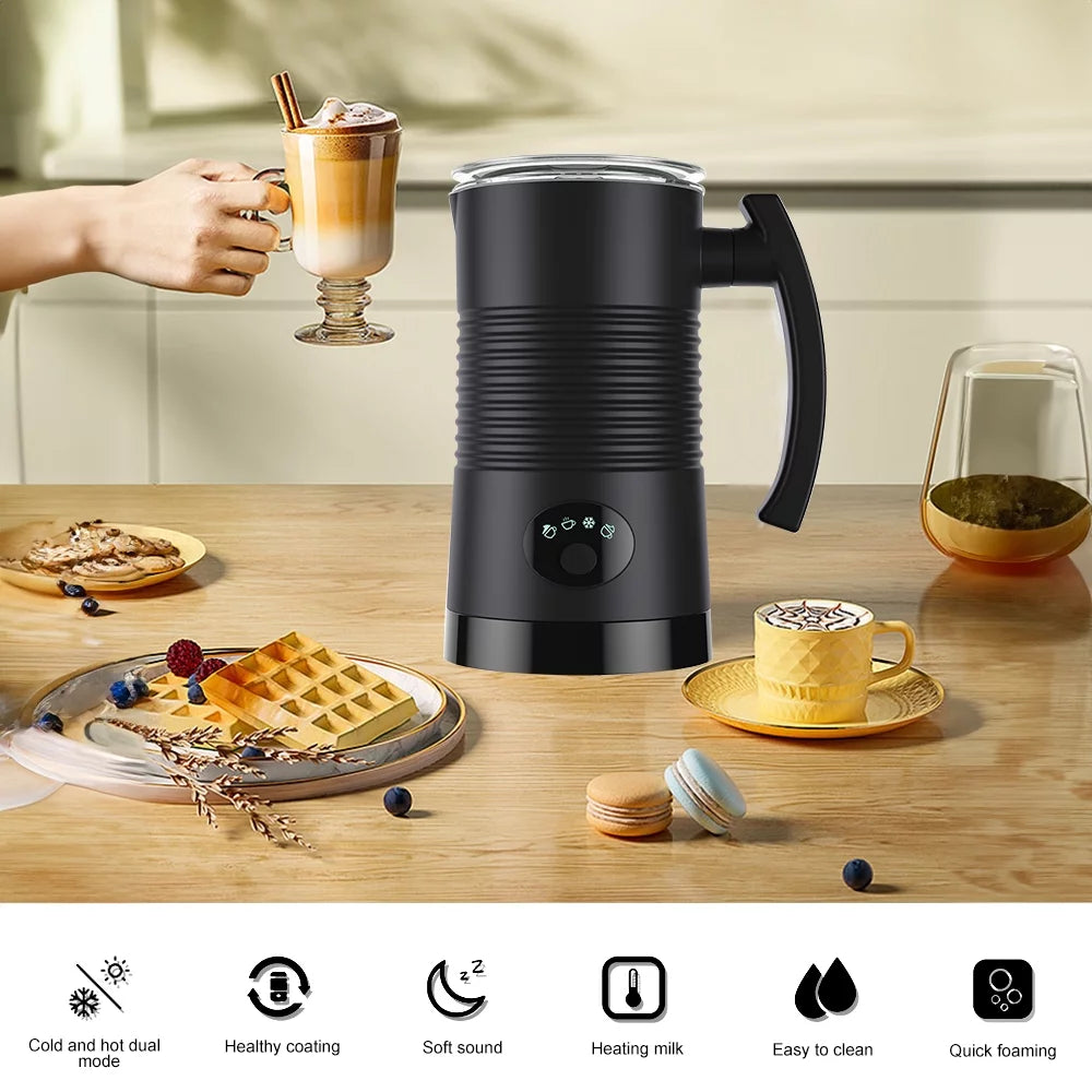 4 in 1 Stainless Steel Electric Milk Frother J8338