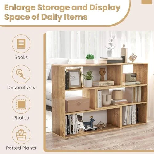 3-Tier Wooden Bookcase T6410
