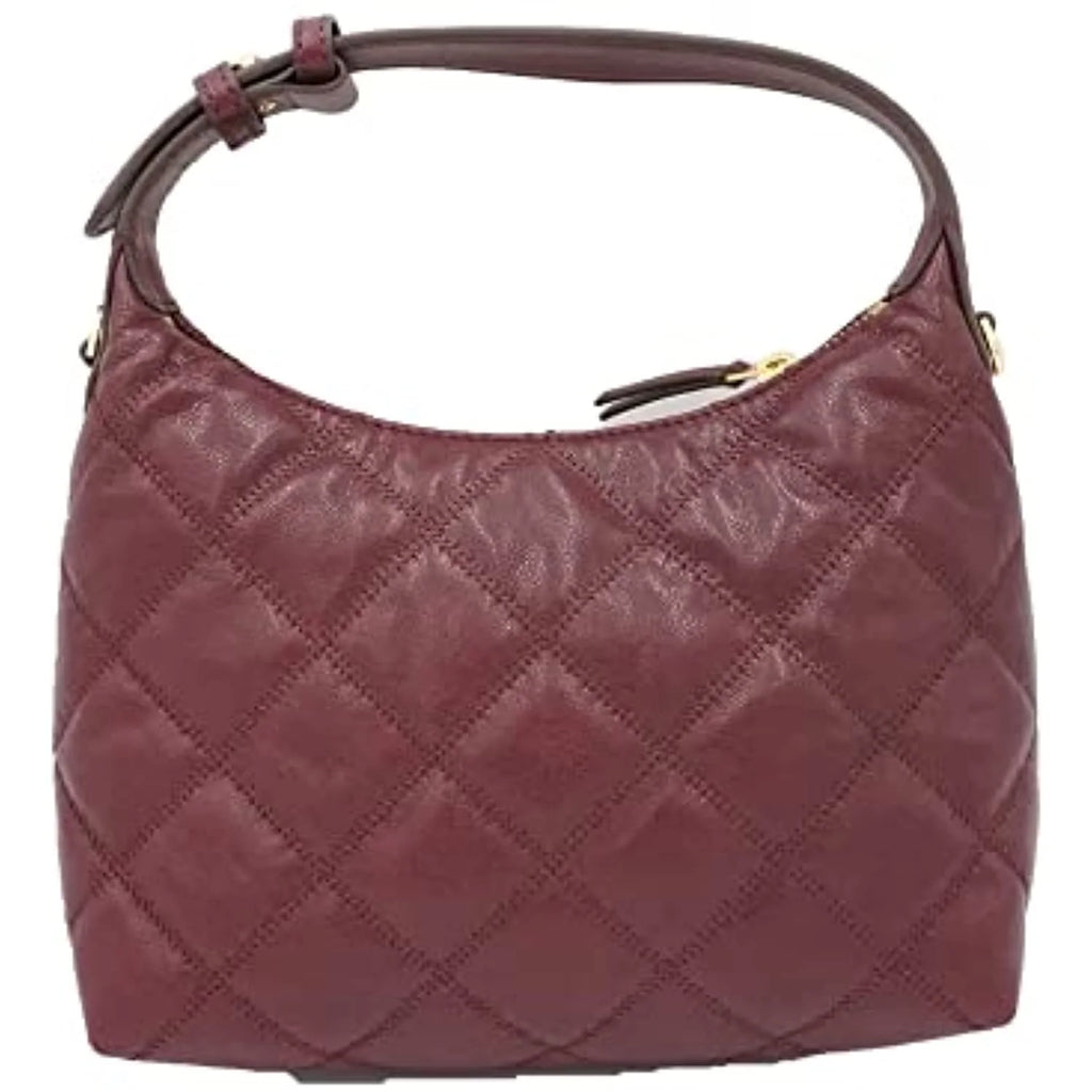 Quilted Leather Mini Hobo Bag W615