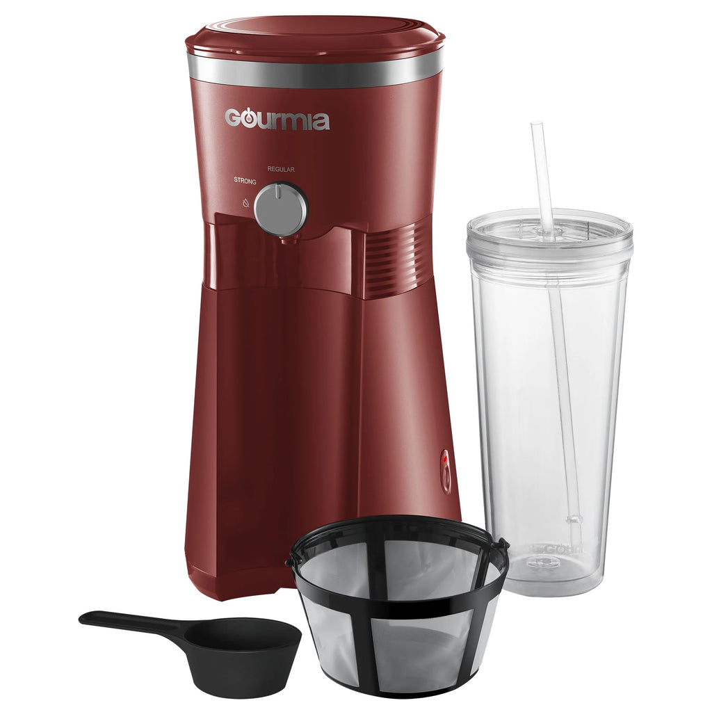Black Iced Coffee Maker with 25 fl oz Reusable Tumbler I952339