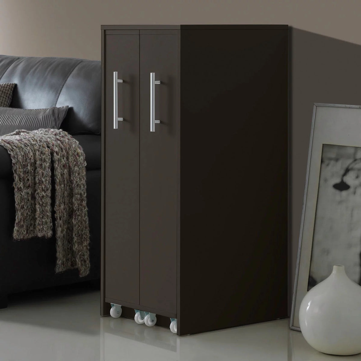Brown Media Storage Cabinet J535295
