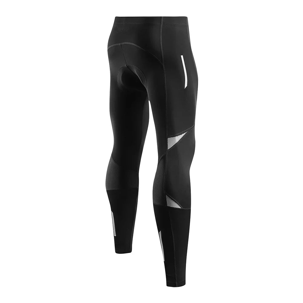 Men's Reflective Padded Cycling Compression Tights I2802