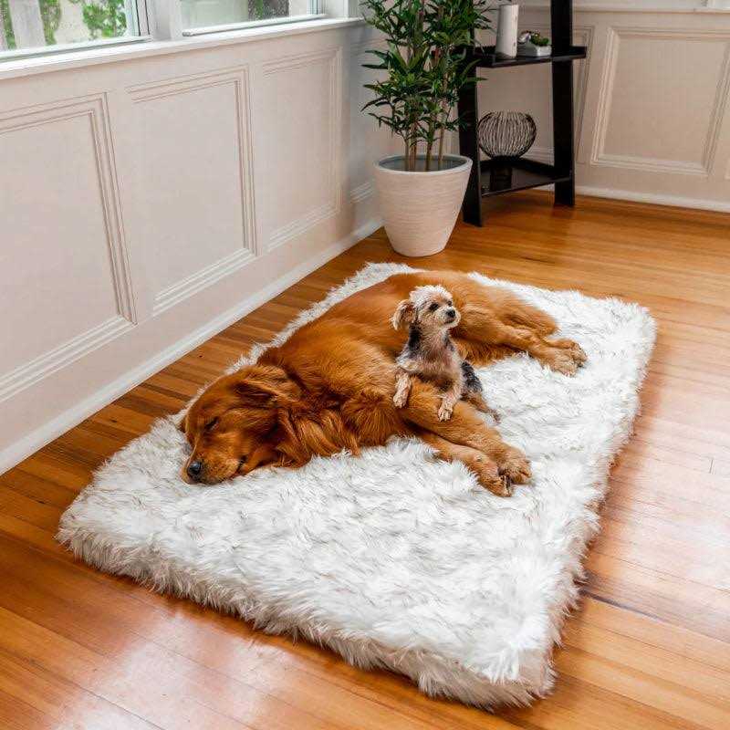 Faux Fur Orthopedic Dog Bed P3106