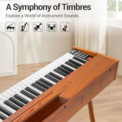 88 Key Weighted Hammer Action Digital Piano with Triple Pedal M727