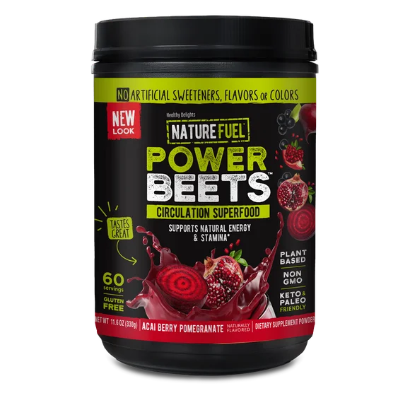 Beet Root Powder Dietary Supplement Acai Berry Pomegranate Flavor 60 Servings A8532