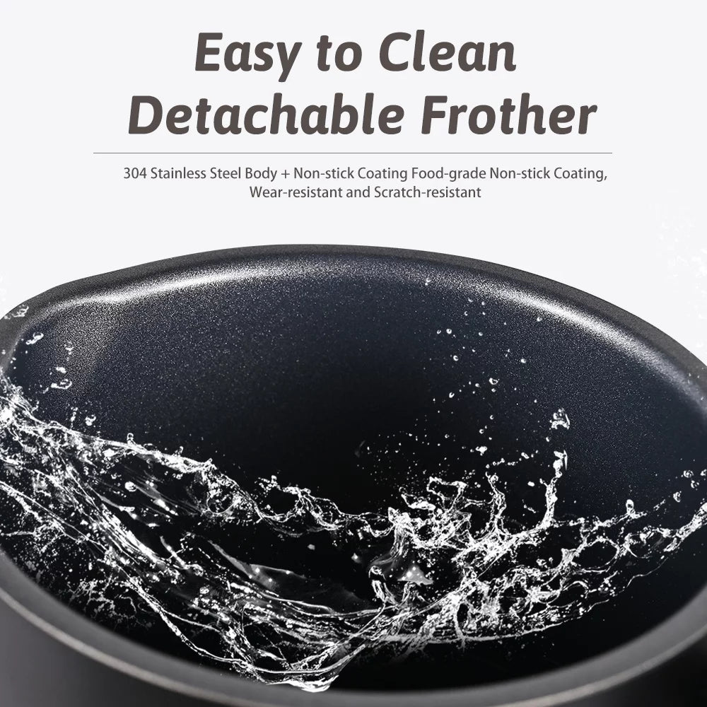 4 in 1 Stainless Steel Electric Milk Frother J8338