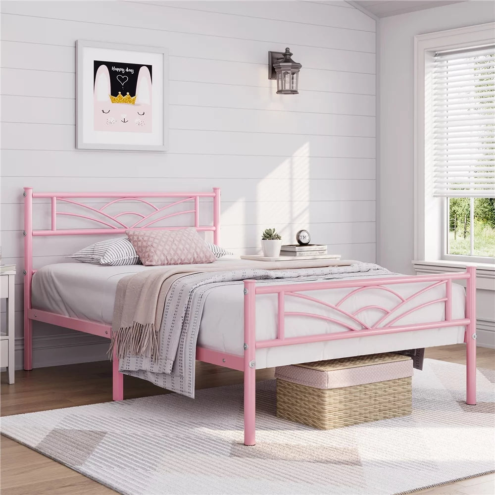 Queen Black Metal Bed B42406