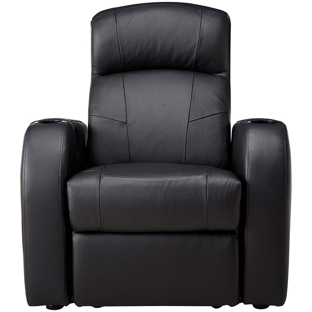 Black Upholstered Recliner F5724