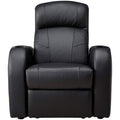 Black Upholstered Recliner F5724