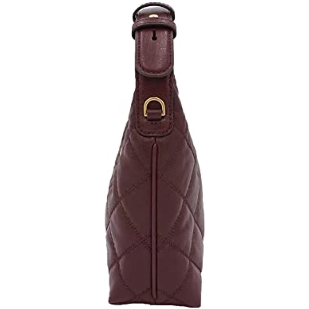 Quilted Leather Mini Hobo Bag W615
