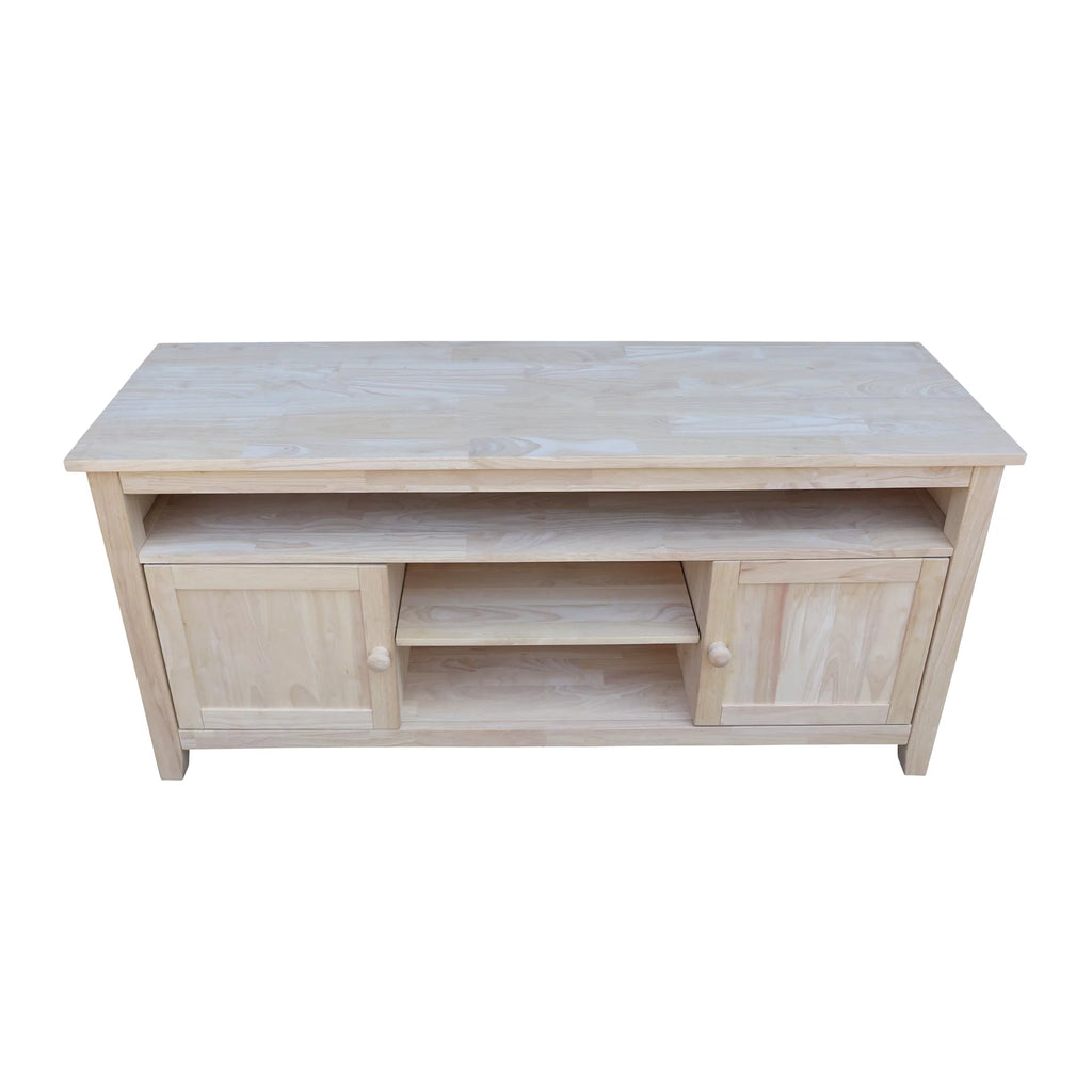 Solid Wood TV Stand with 2 Doors H899