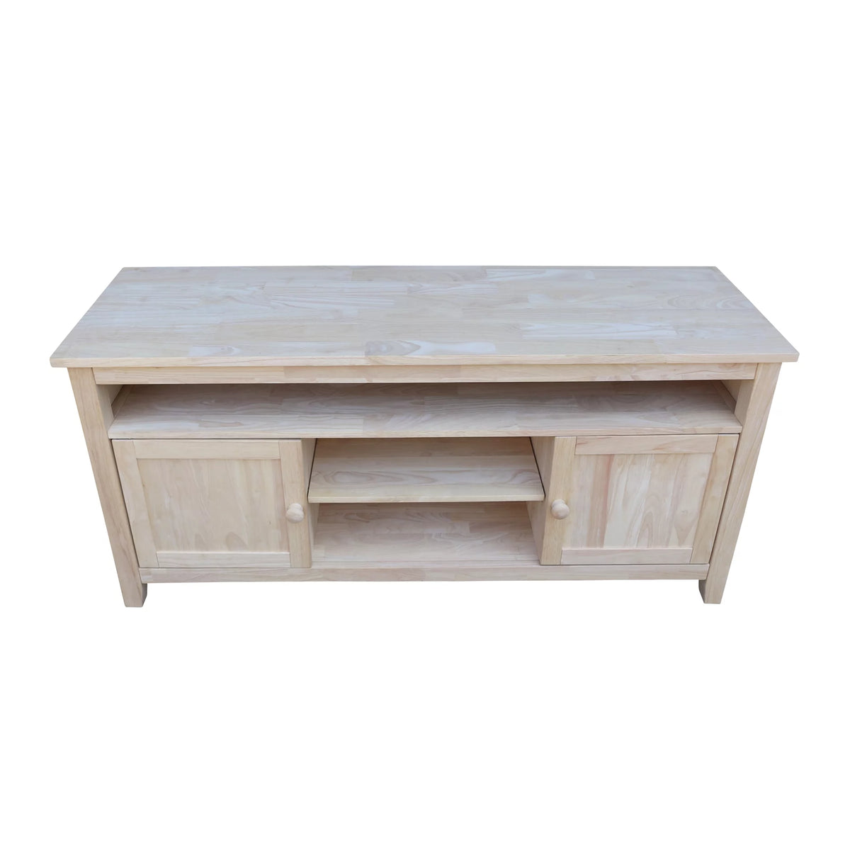 Solid Wood TV Stand with 2 Doors H899