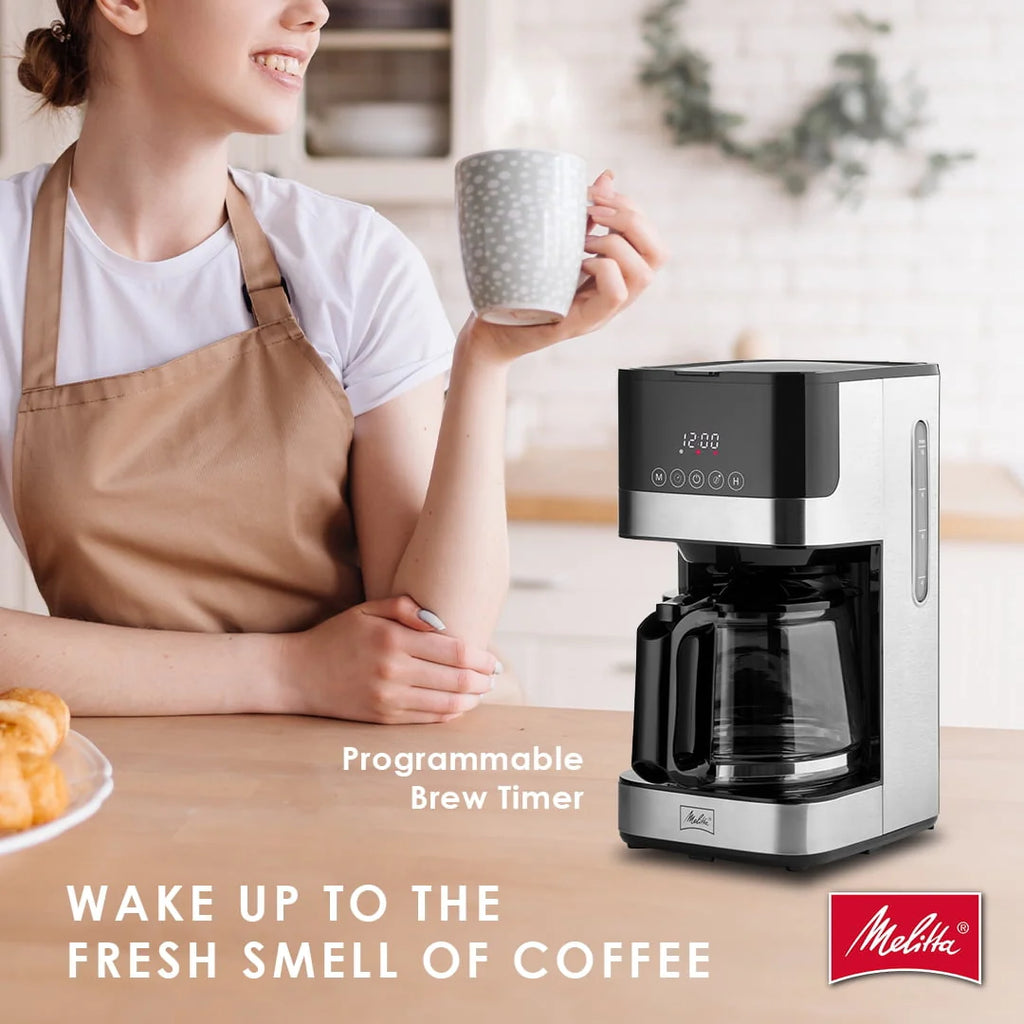 Glass 10 Cup Programmable Drip Coffee Maker X7594
