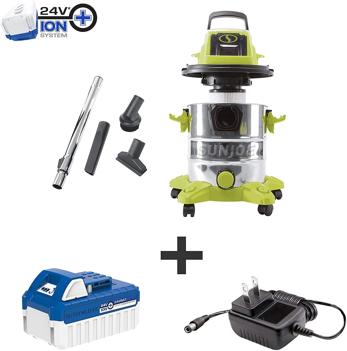 Cordless Stainless Steel 5.3-gal Wet Dry Vacuum P97417