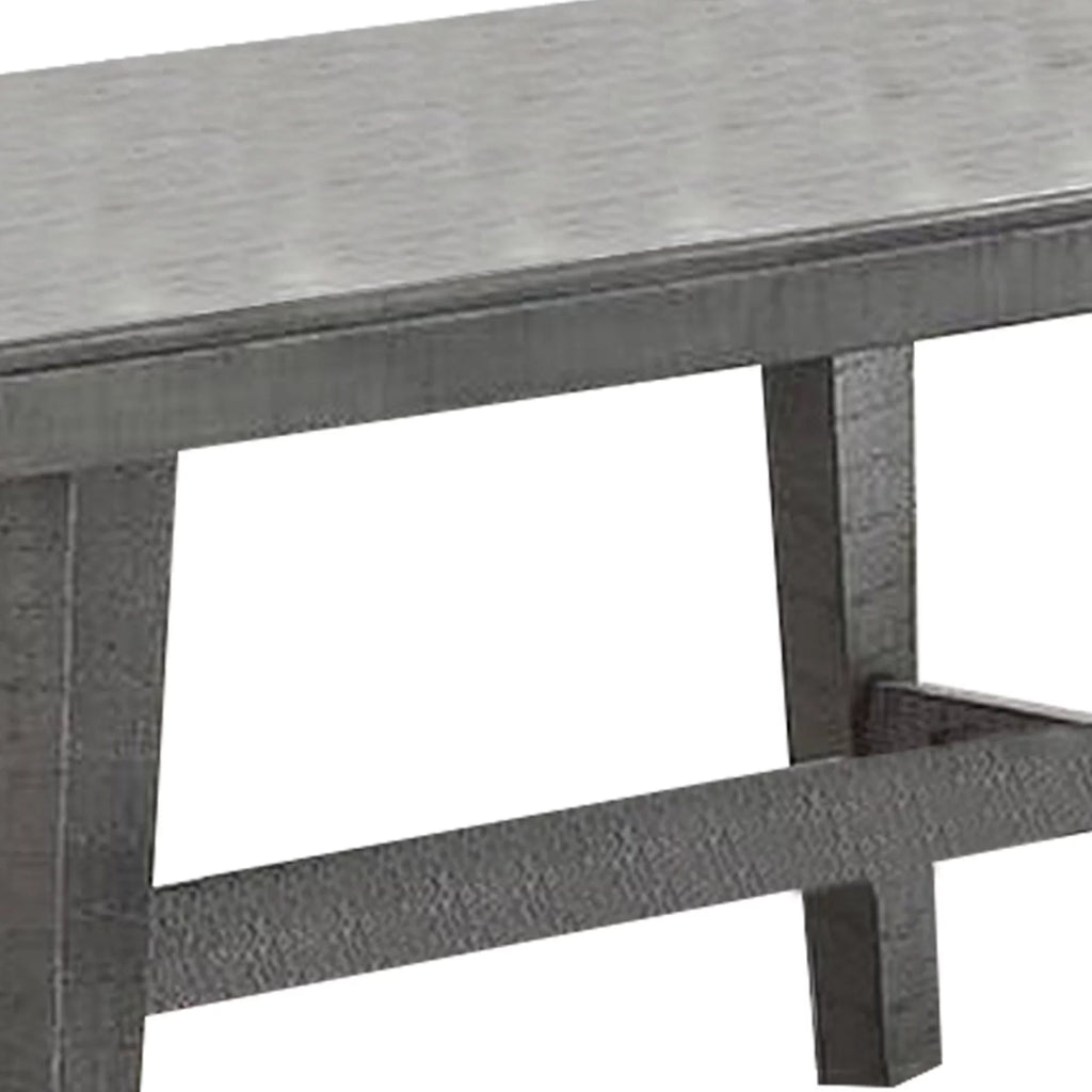 72 Inch Rectangular Dining Table with Flared Legs C90288