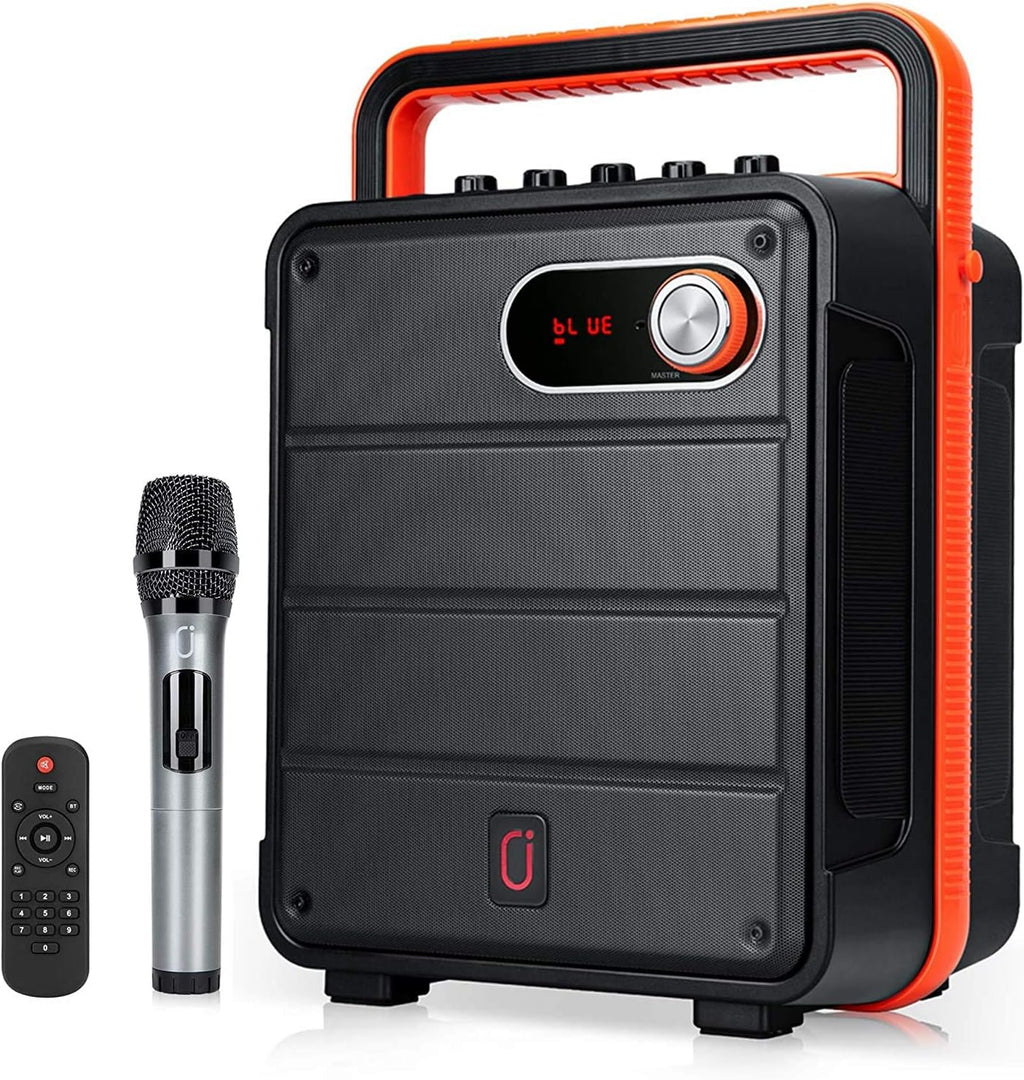 Portable Bluetooth Karaoke Machine PA Speaker System with Microphone O497851