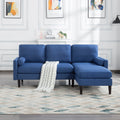 72 inch L-Shape Reversible Sectional Sofa with Two Pillows B9204
