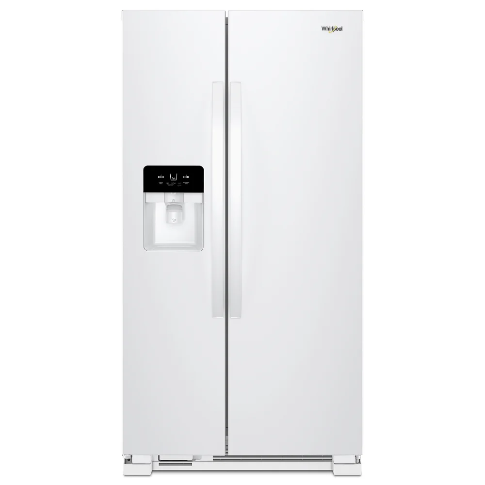 25 cu ft. Side-by-Side Refrigerator in Black H557