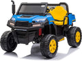 12V Battery Ride on Truck with Dump Bed and Trailer Z621