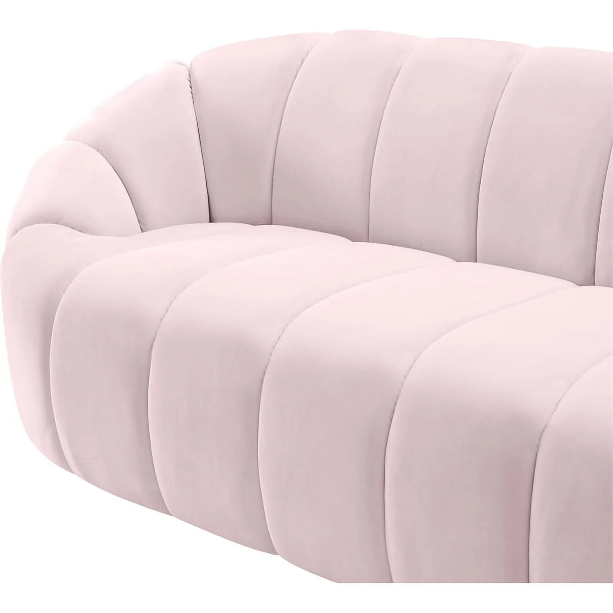 Pink Velvet Sofa E591549