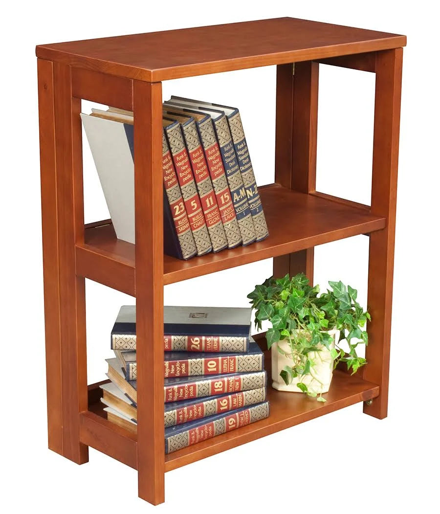 28x22 Folding Bookcase Medium Oak W15406