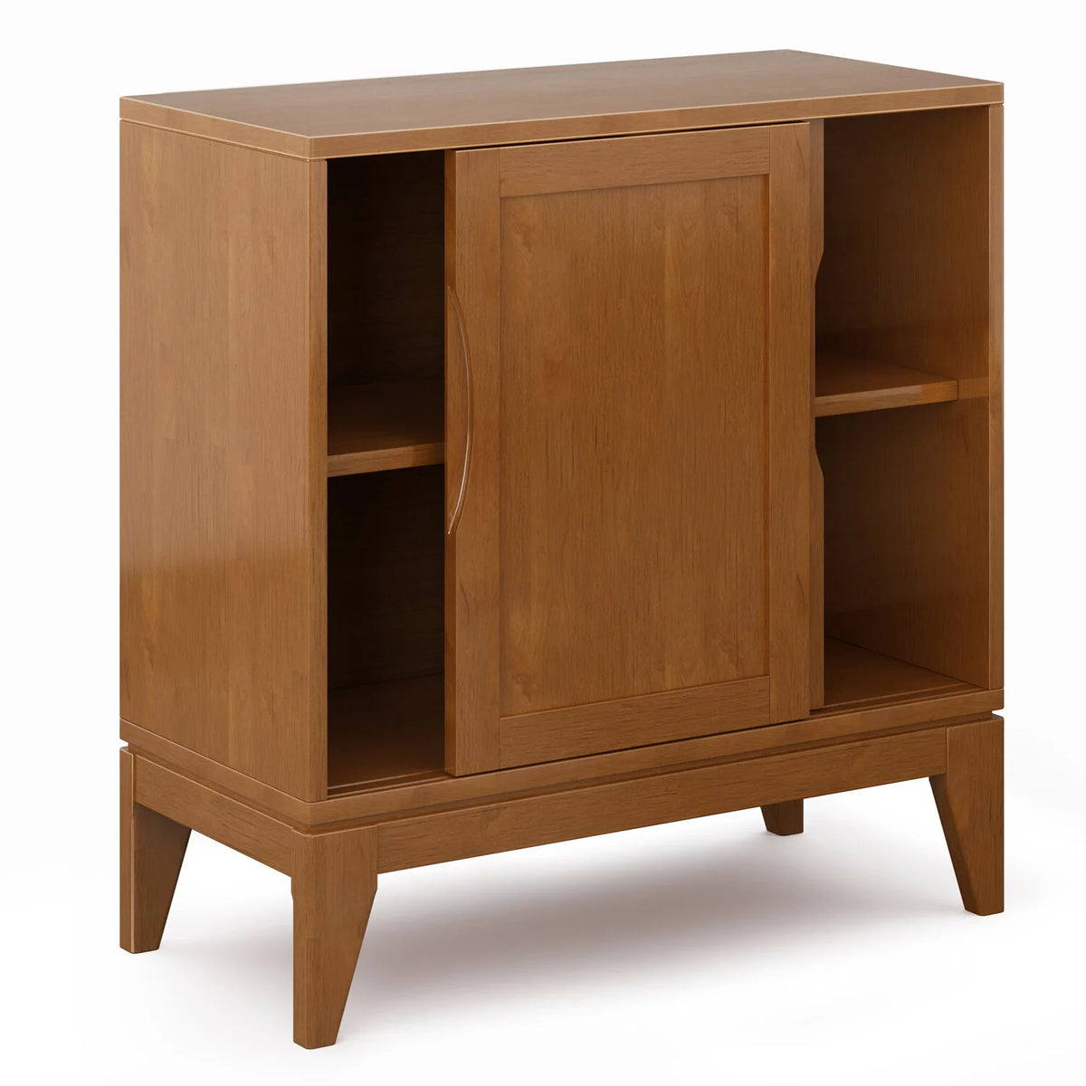 30 inch Wide Low Storage Cabinet in Teak Brown G6825