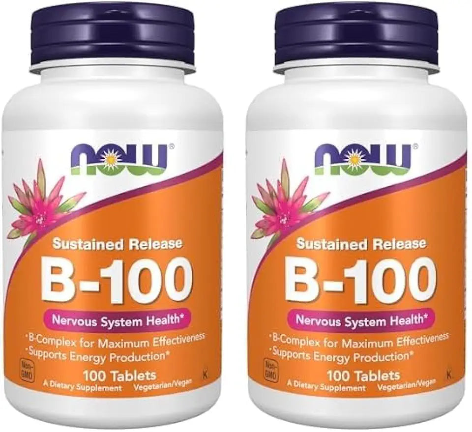 Vitamin B-100 Sustained Release 100 Tablets Pack of 2 F6494