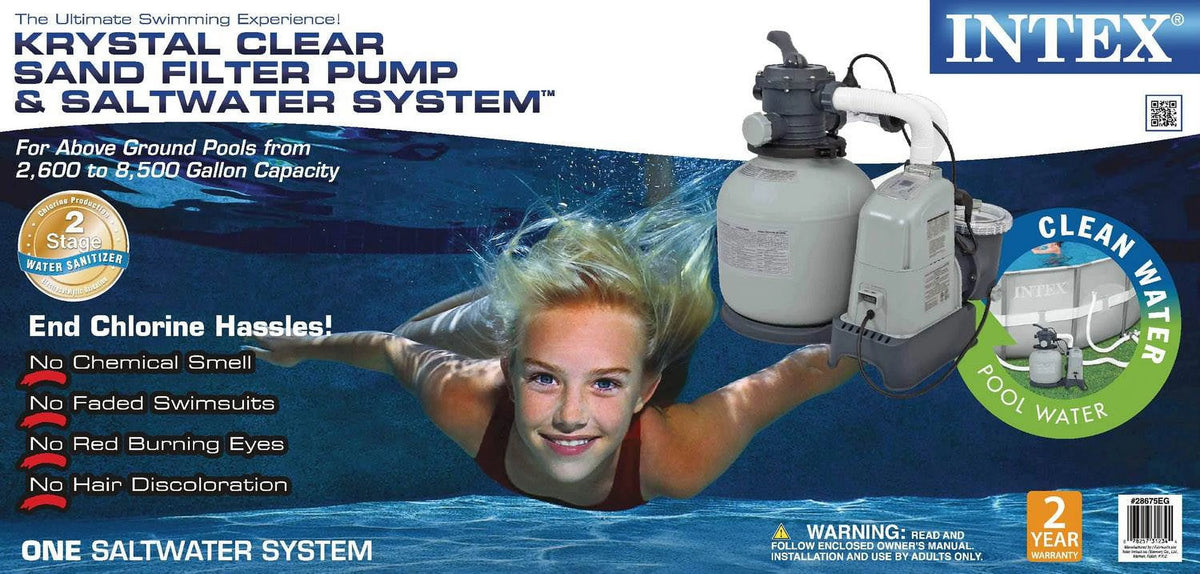 Saltwater System & Sand Filter Pump Set C7867