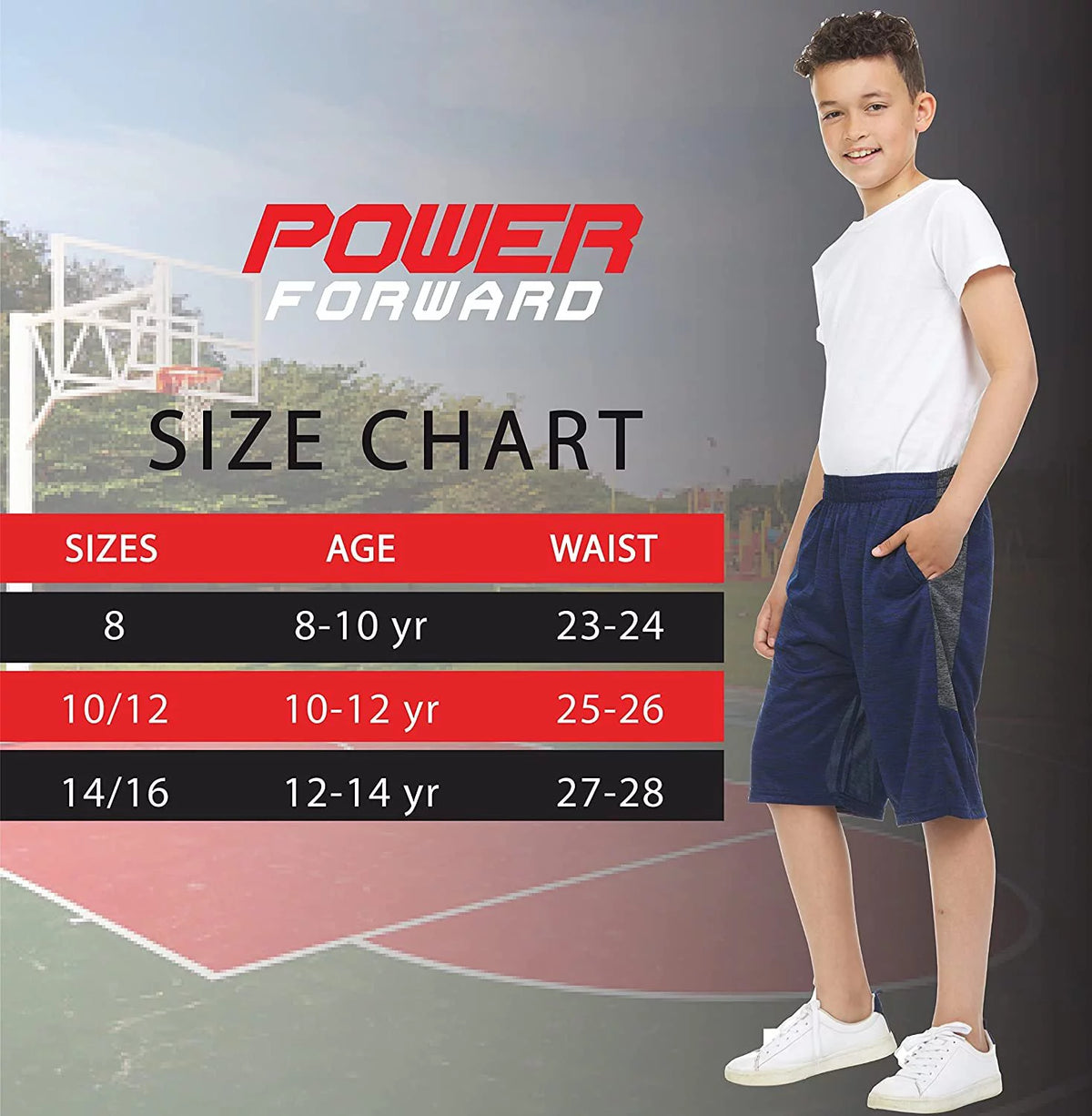 4 Pack Boys Youth Lightweight Athletic Basketball Gym Shorts O52890