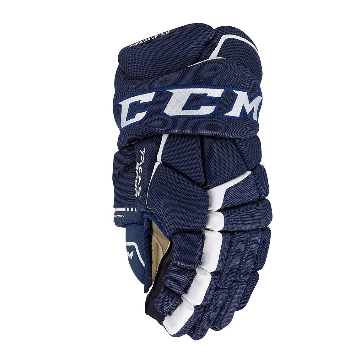 Navy White Hockey Gloves L578701