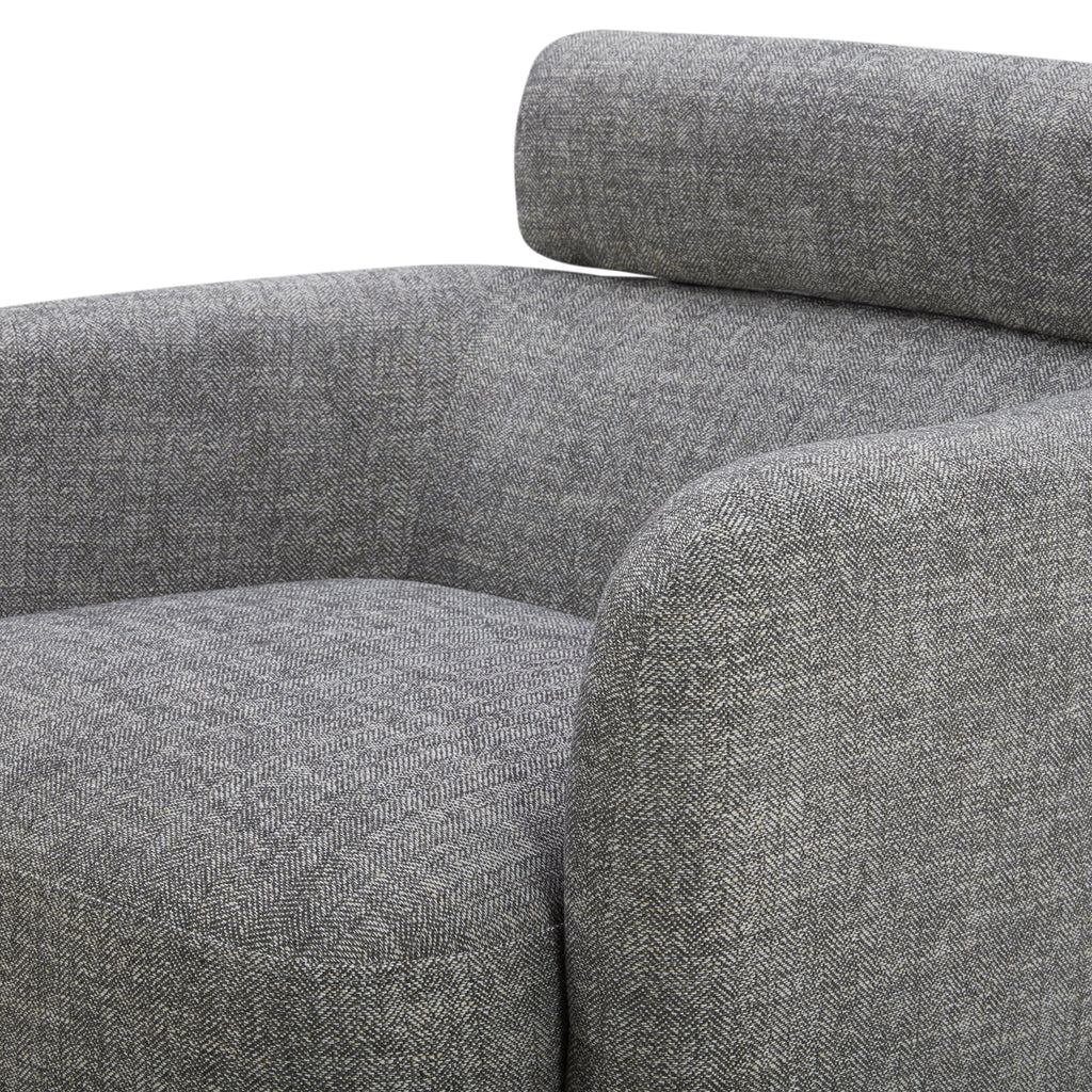 Swivel Accent Barrel Chair with Adjustable Backrest E8399