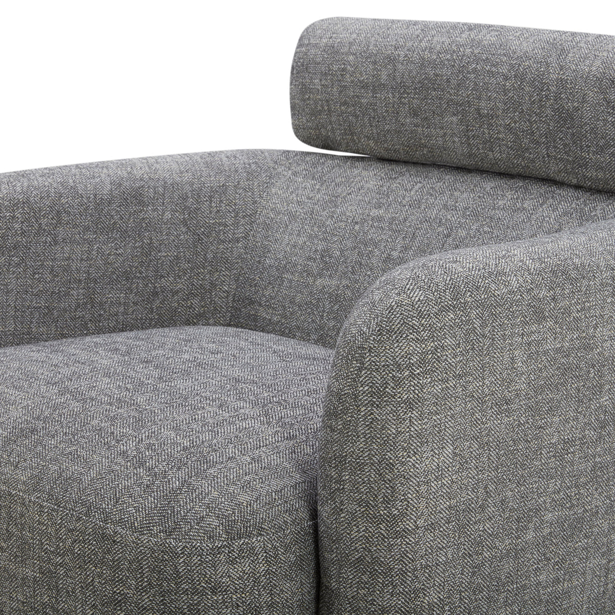 Swivel Accent Barrel Chair with Adjustable Backrest E8399