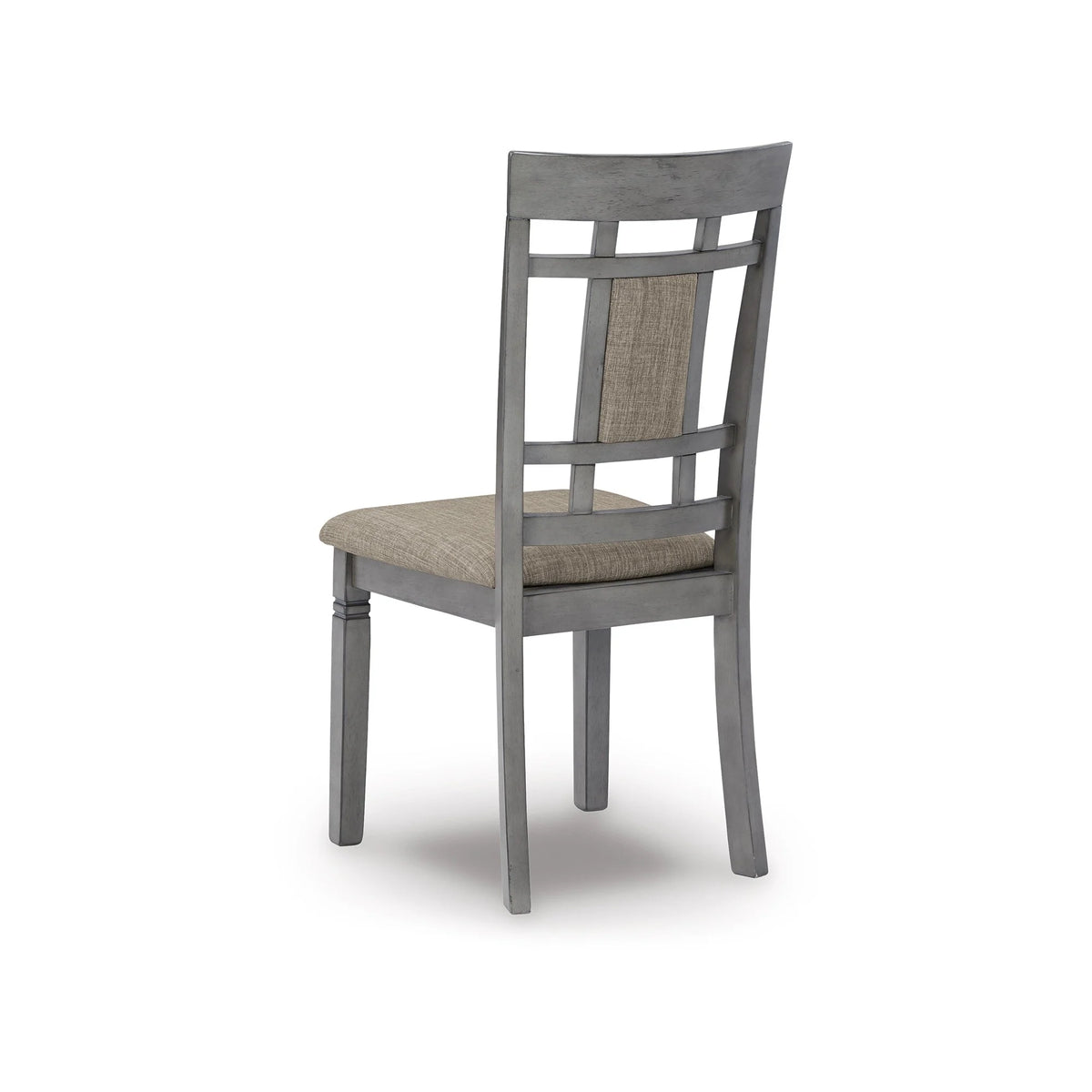 7 Piece Light Gray Wood Dining Table Set I447