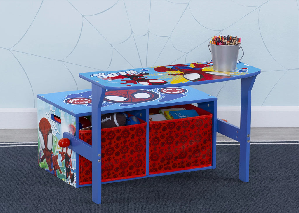 Blue/Red 2-in-1 Activity Bench and Desk X7583