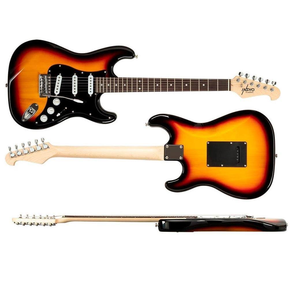 Sunburst Electric Guitar with Gig Bag D3113