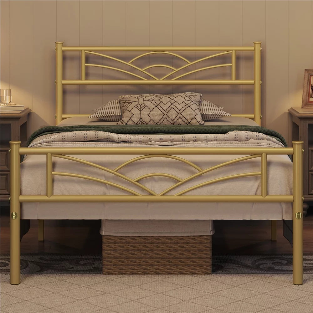 Queen Black Metal Bed B42406