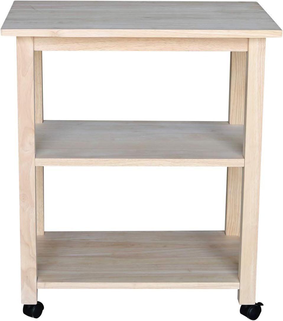 Unfinished Microwave Cart K300