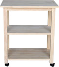 Unfinished Microwave Cart K300