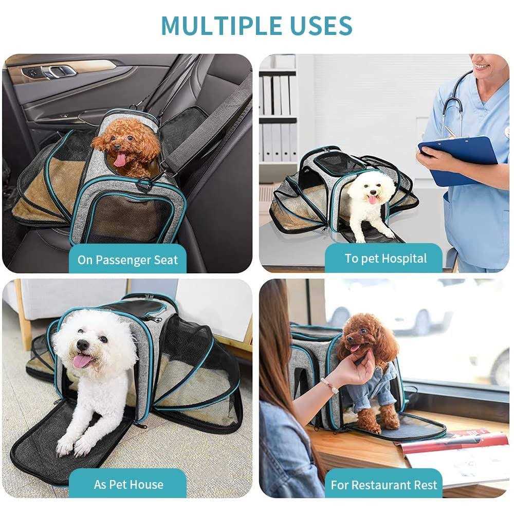 Airline Approved Expandable Foldable Soft-Sided Pet Carrier N187038
