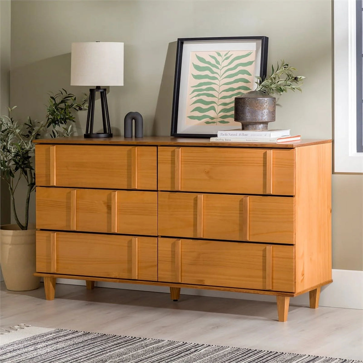 6 Drawer Solid Wood Dresser U452