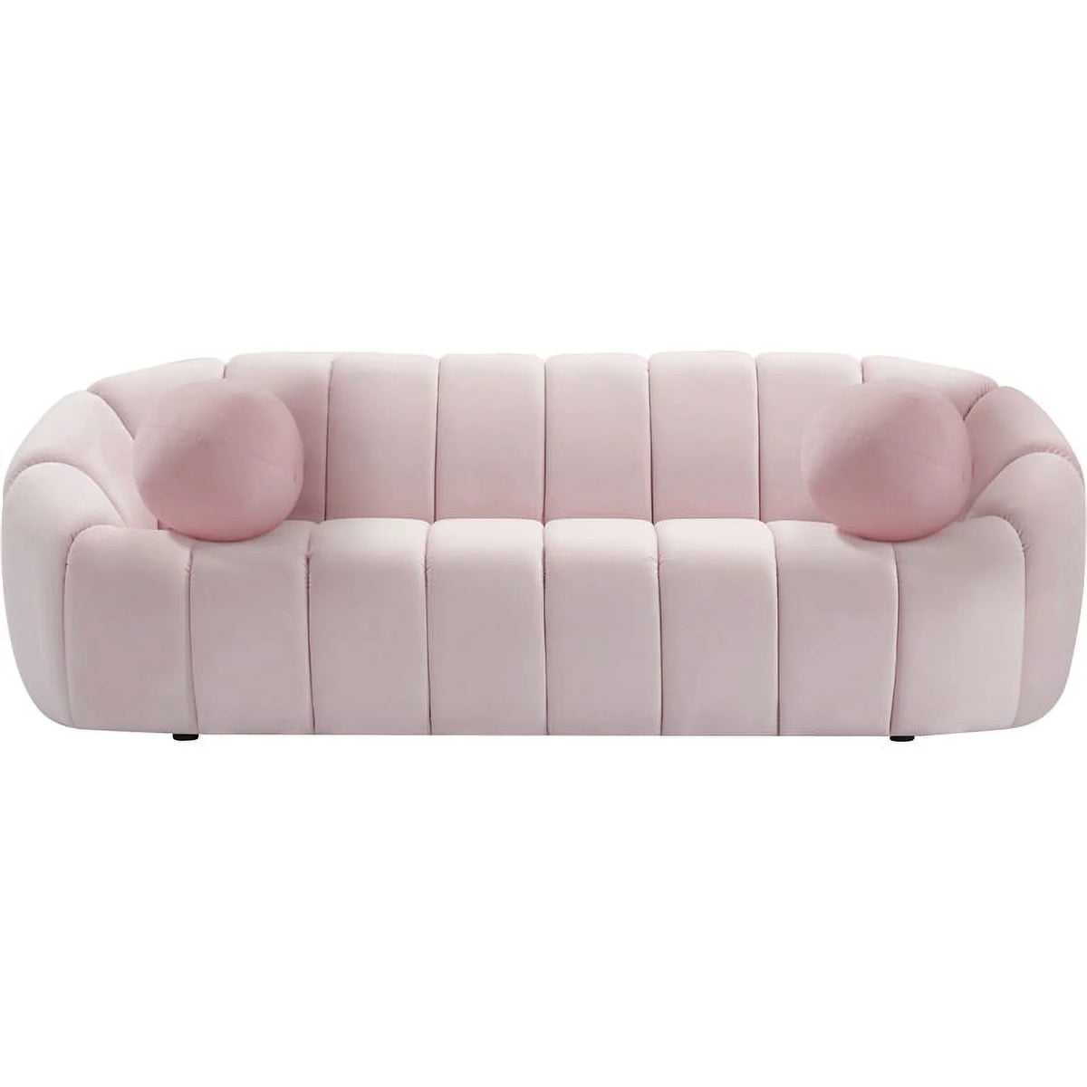 Pink Velvet Sofa E591549