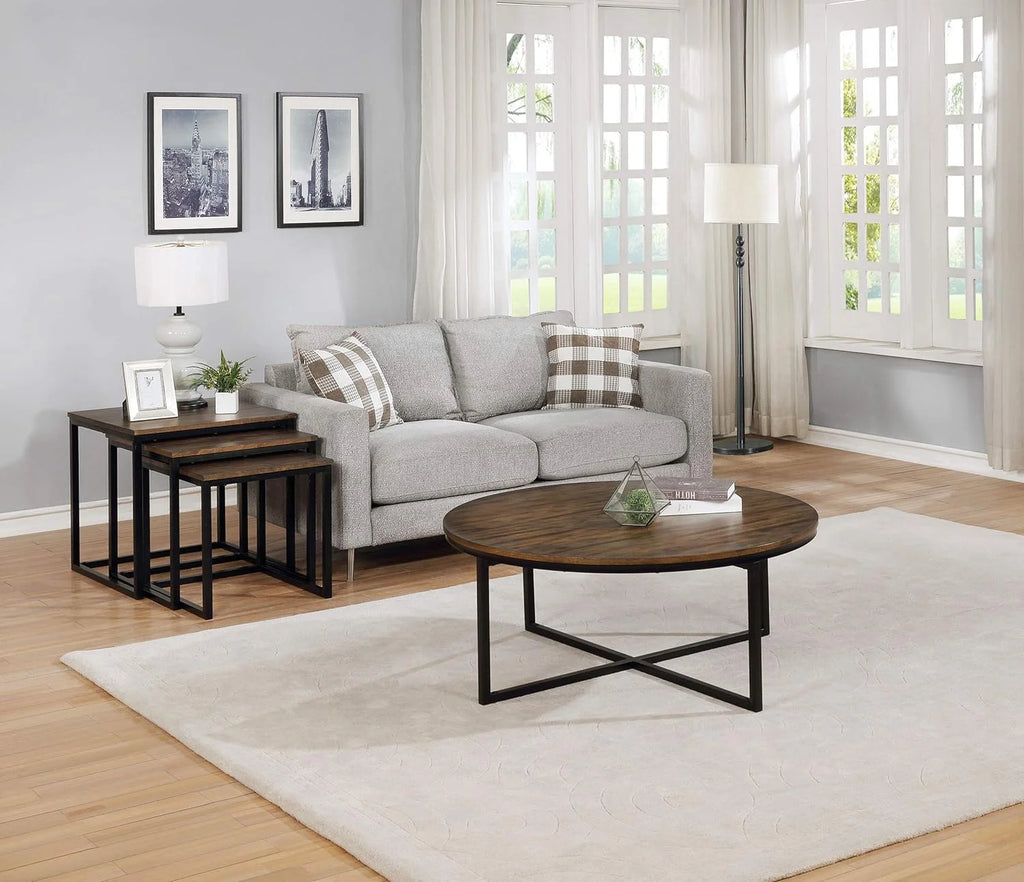Round Wood Coffee Table F5671