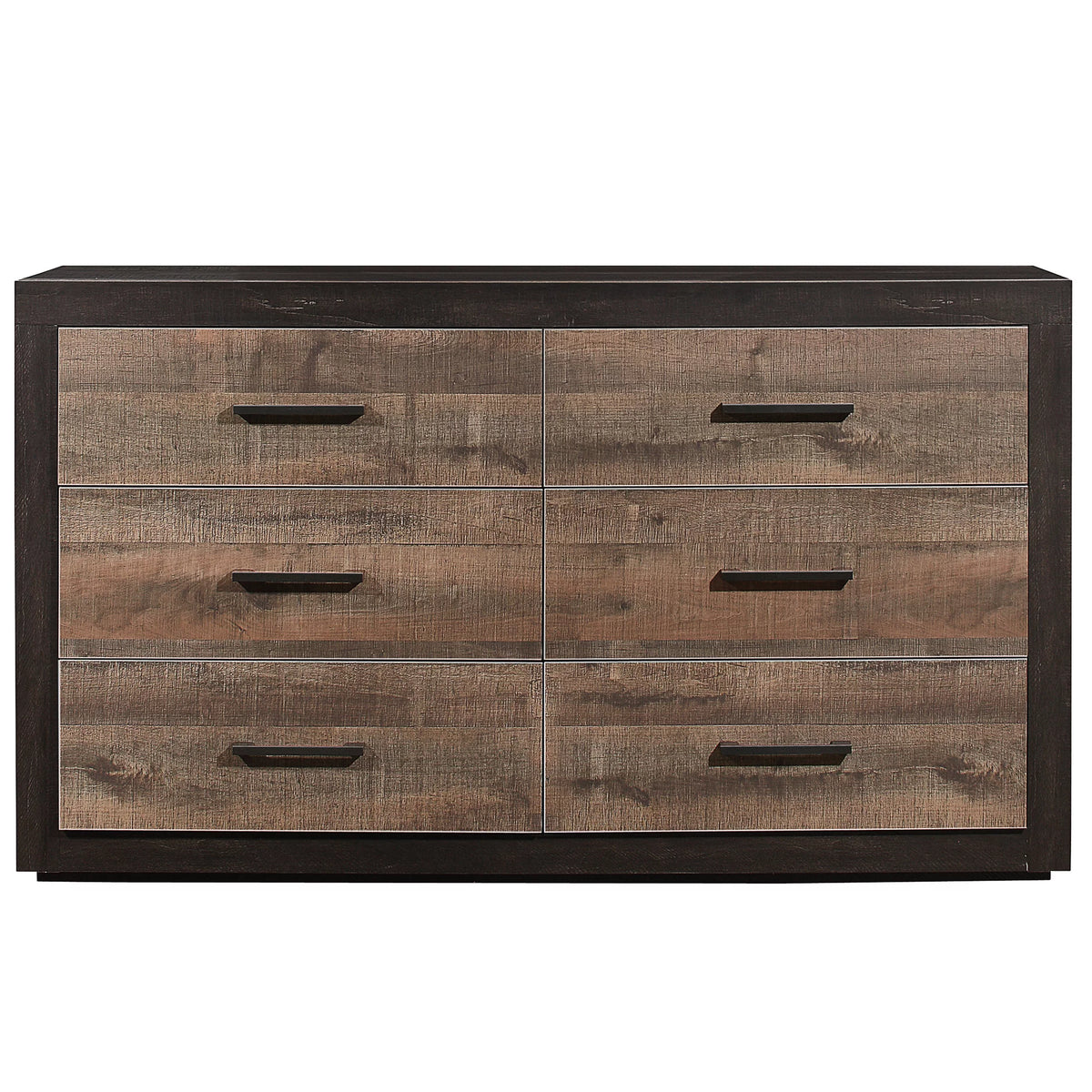 6 Drawer Two-Tone Wood Dresser T29481