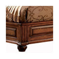 California King Paneled Headboard Bed Brown F459267