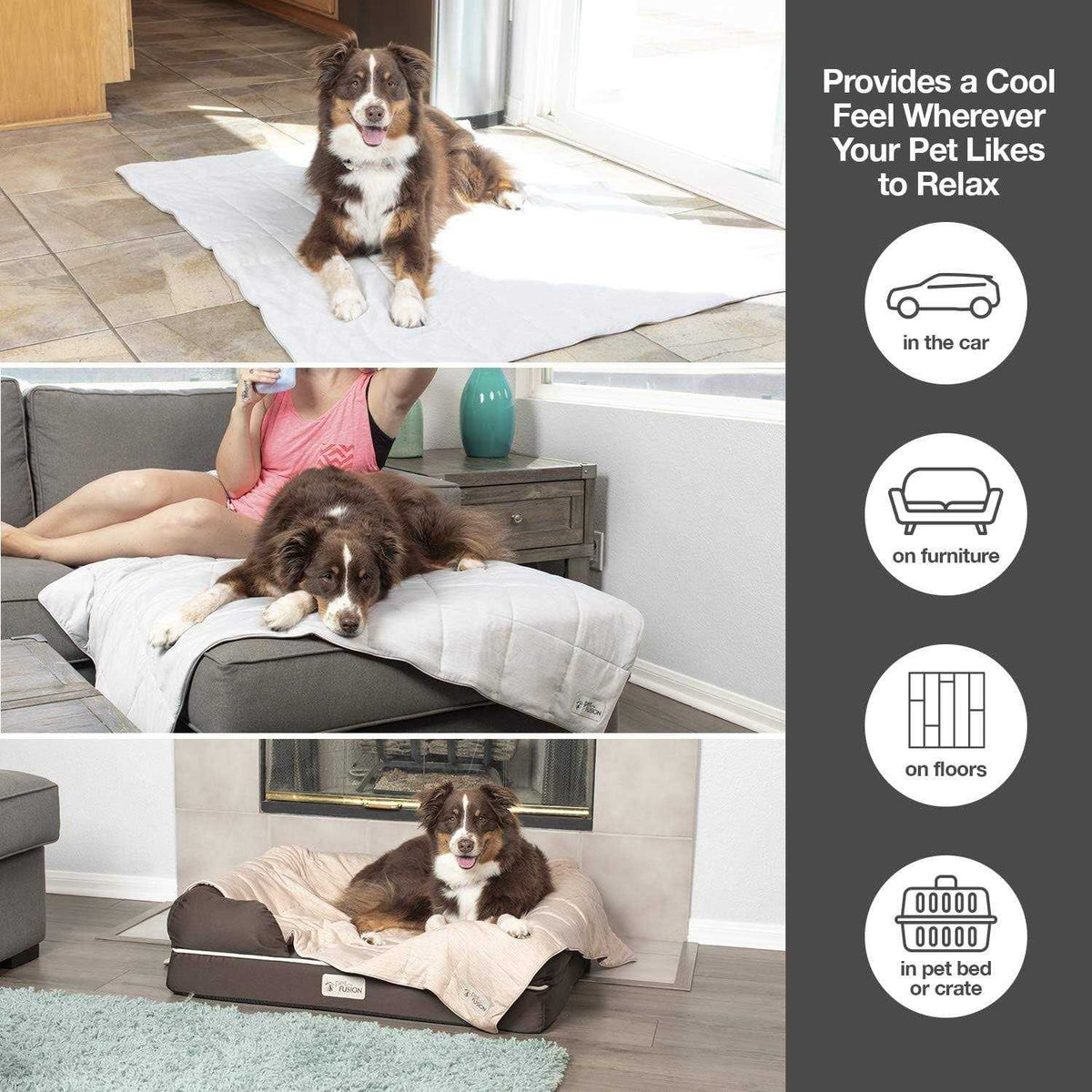 Lightweight Cat and Dog Cooling Blanket I8584